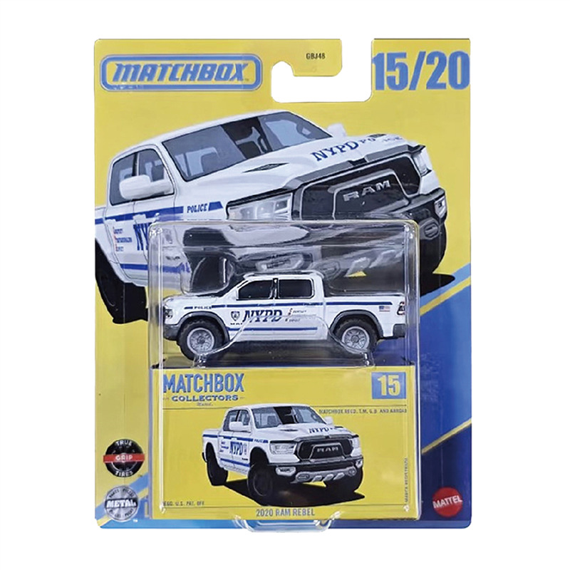 Battery Case Storage - Оригинальный матчбокс Mattel 1/64 NYPD 2020