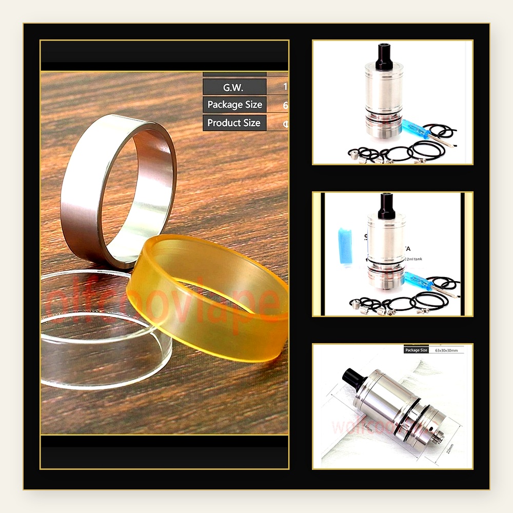 Vaping Air - Атомайзер Wolfcoolvape Lindy RTA с баком